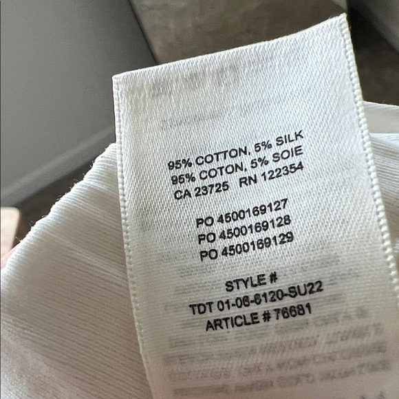 Aritzia Babaton Titan Cargo Pant White Size 6 - Picture 5 of 5